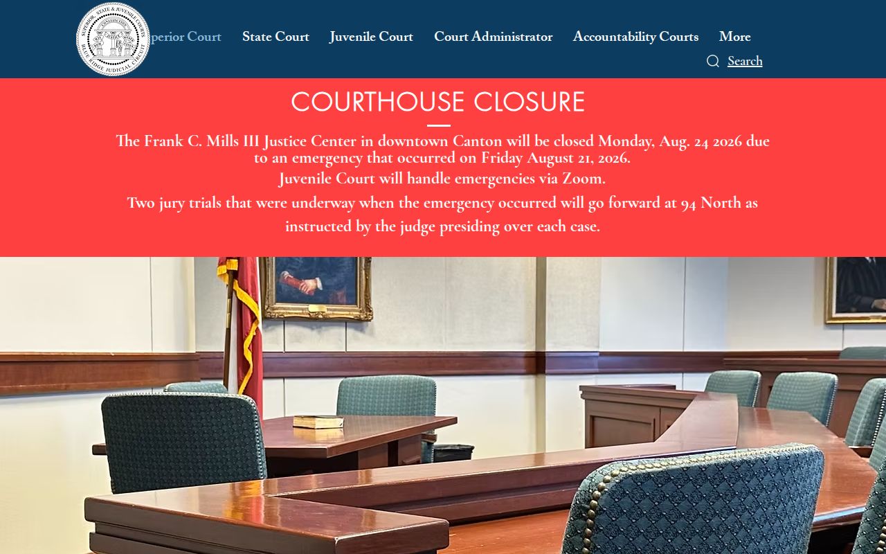 Woodstock resident lookup through Cherokee Superior Court