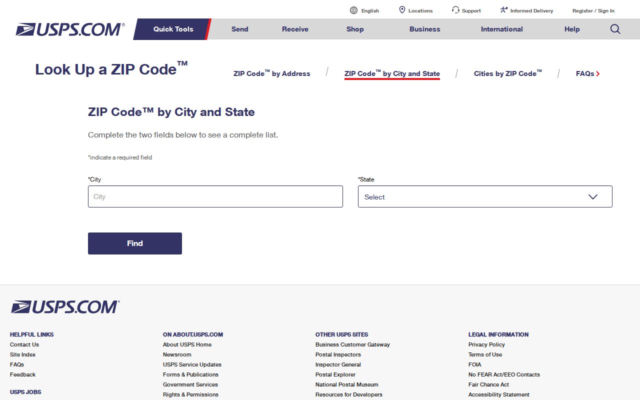 USPS lookup used to verify a Woodstock ZIP code